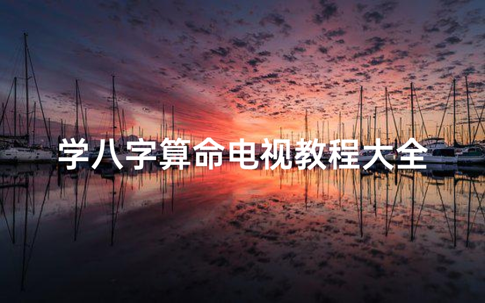 学八字算命电视教程大全(网络公认十大算命高手)