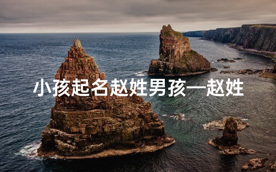 小孩起名赵姓男孩—赵姓男宝宝起名
