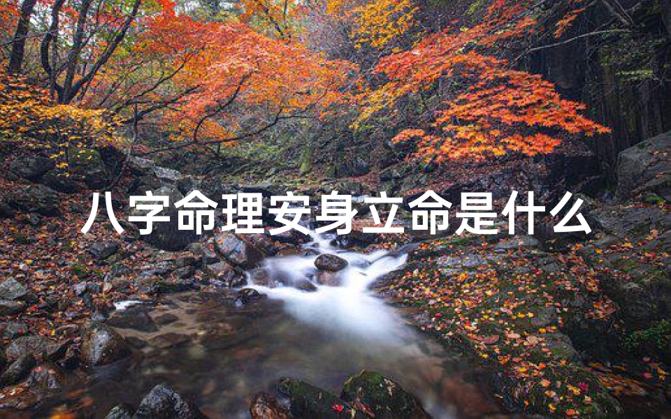 八字命理安身立命是什么(命理解读 如何判断自身的财运特点)