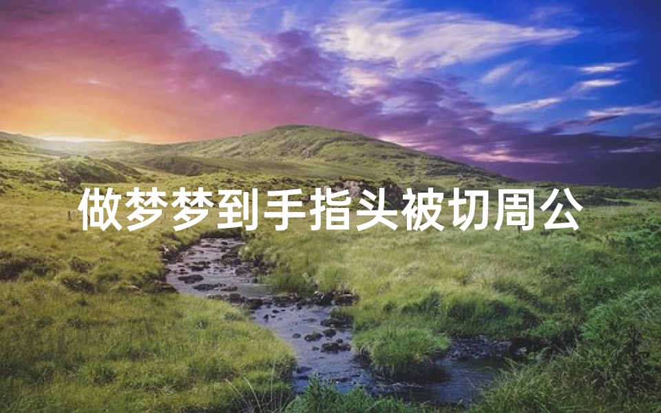 做梦梦到手指头被切周公解梦(梦见自己手指被剪)-海瑞算卦网