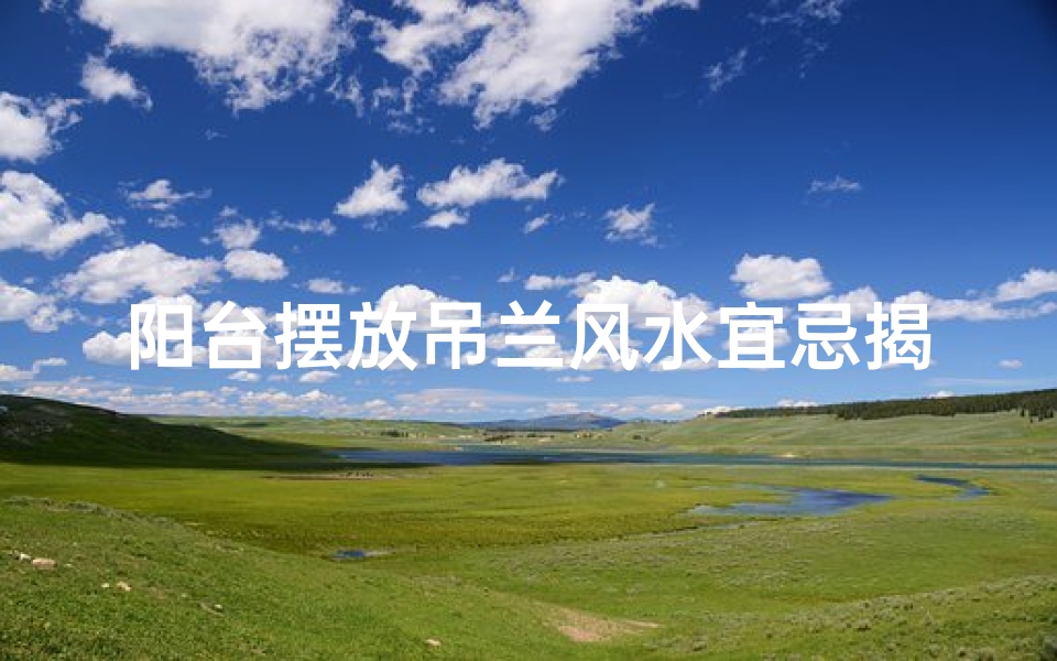 阳台摆放吊兰风水宜忌揭秘