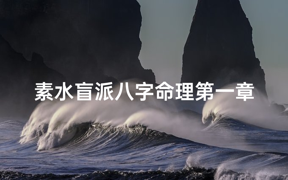 素水盲派八字命理第一章(素水与杨清娟是什么关系)