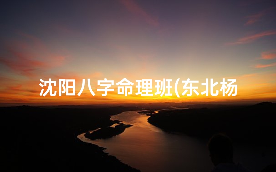 沈阳八字命理班(东北杨清娟真的厉害吗)
