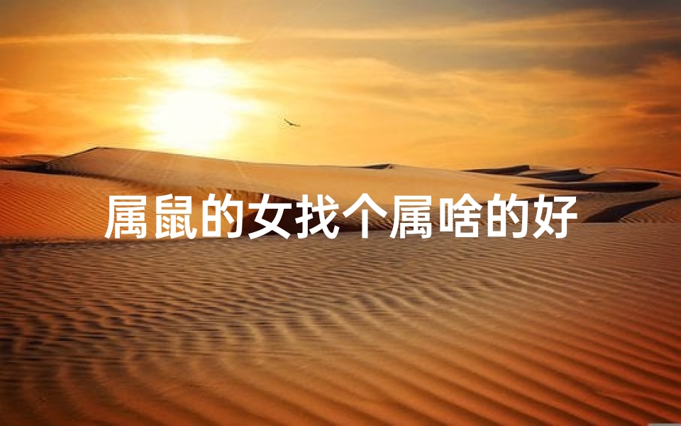 属鼠的女找个属啥的好