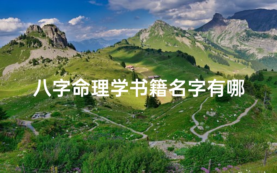 八字命理学书籍名字有哪些—《八字奥秘解密:揭示命运玄机之秘籍》