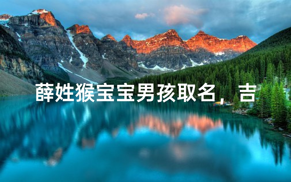 薛姓猴宝宝男孩取名，吉祥寓意与智慧结晶