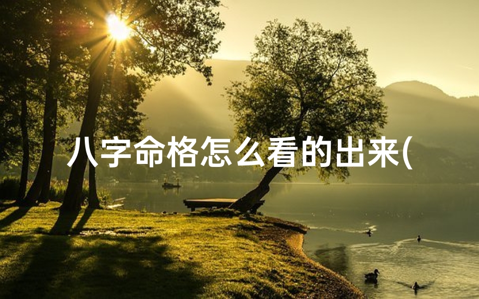 八字命格怎么看的出来(八字命格揭秘:如何一眼看出你的命运轨迹)