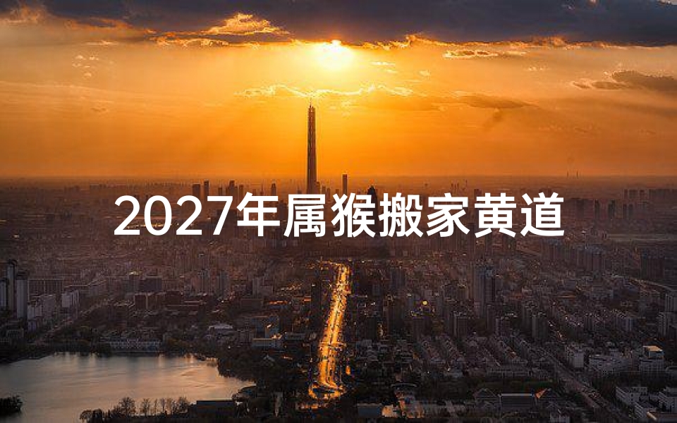2027年属猴搬家黄道吉日查询,解析丁未年最旺运势的乔迁时辰