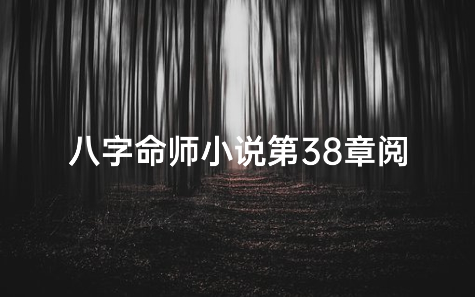 八字命师小说第38章阅读-《命师风云:第38章,揭秘宿命之谜》