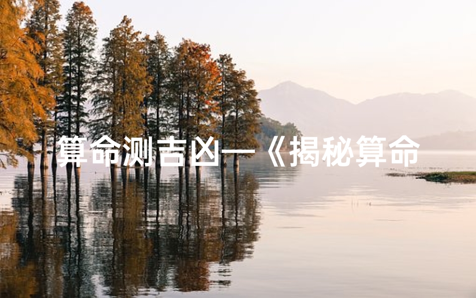 算命测吉凶—《揭秘算命吉凶断法:精准预测教程解析》