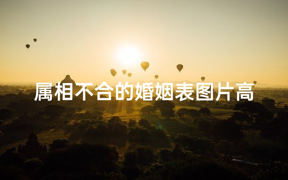 属相不合的婚姻表图片高清(八字合婚表图片,八字婚姻配对表)