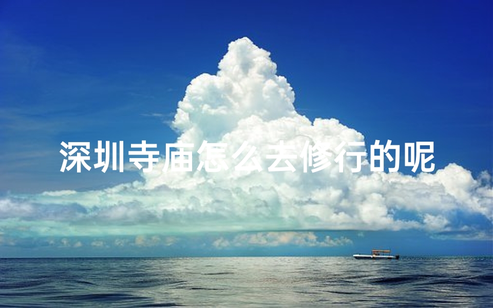 深圳寺庙怎么去修行的呢;深圳寺庙修行之路:探寻心灵净土的路径