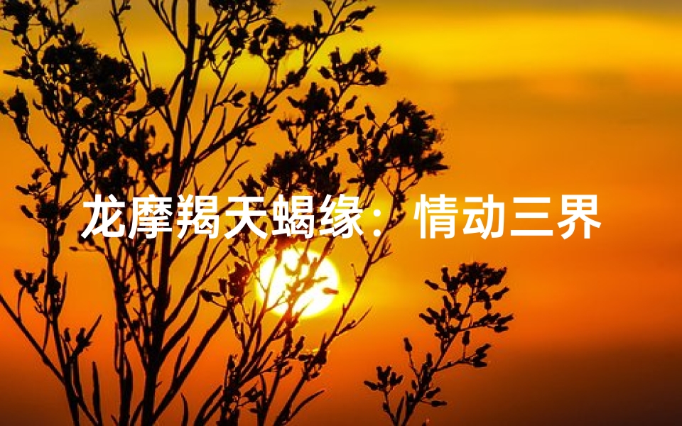 龙摩羯天蝎缘:情动三界,爱恨交织