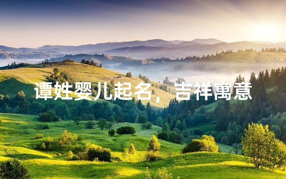 谭姓婴儿起名,吉祥寓意与传统文化解析