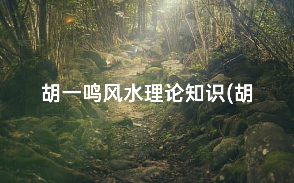 胡一鸣风水理论知识(胡一鸣八字命理教程)