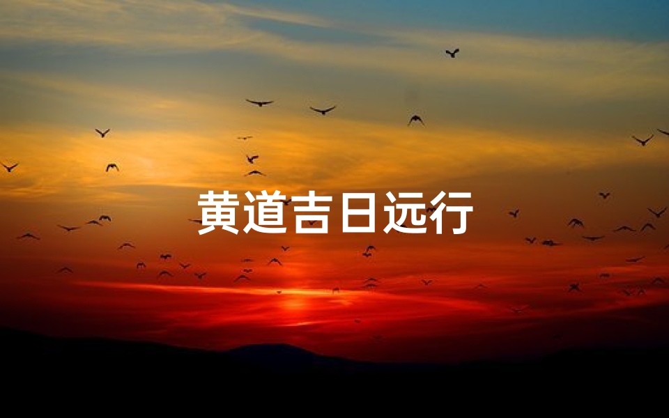 黄道吉日远行