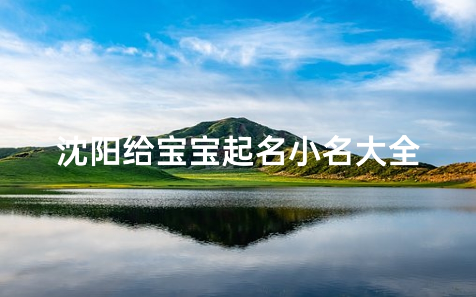 沈阳给宝宝起名小名大全(宝宝小名洋气)