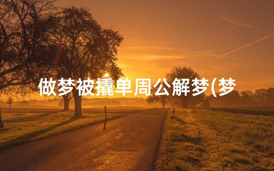做梦被撬单周公解梦(梦见锁被撬是什么意思)