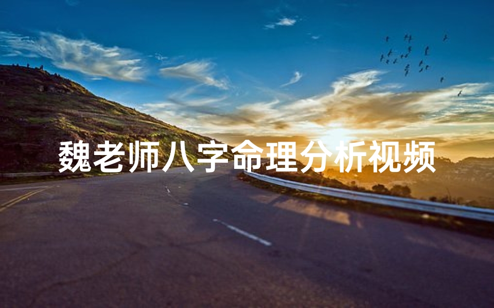 魏老师八字命理分析视频(八字破财之道)