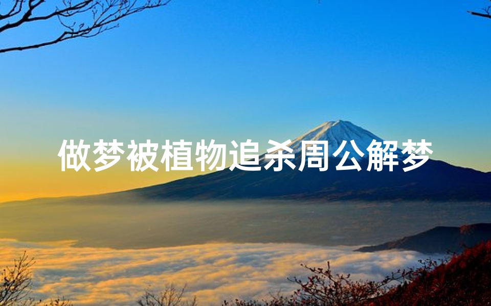 做梦被植物追杀周公解梦(梦见被不看法的植物咬)