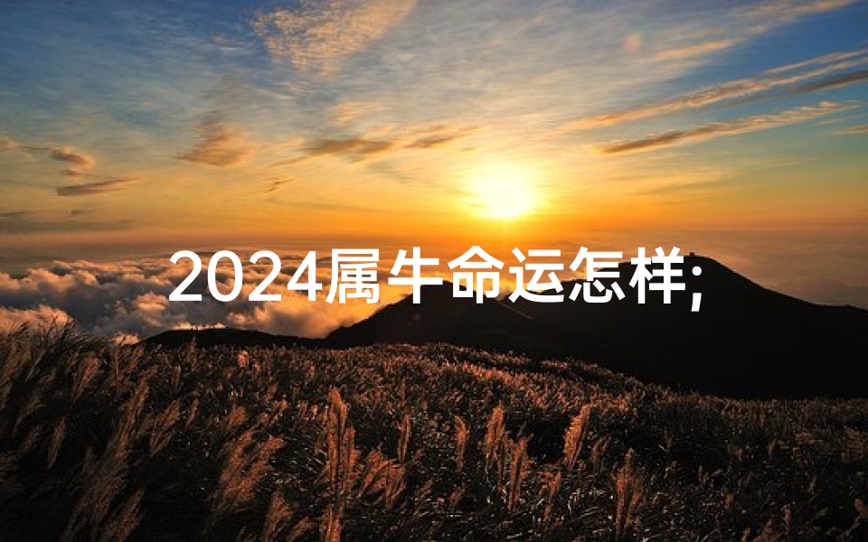 2024属牛命运怎样;2024年属牛运势揭秘:财运亨通,事业腾飞