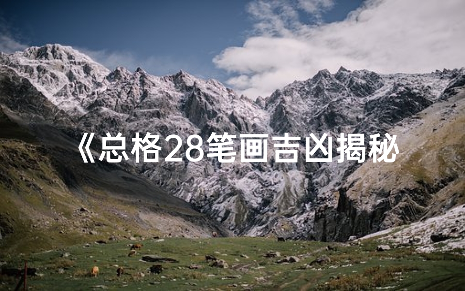 《总格28笔画吉凶揭秘:财运事业运势大解析》