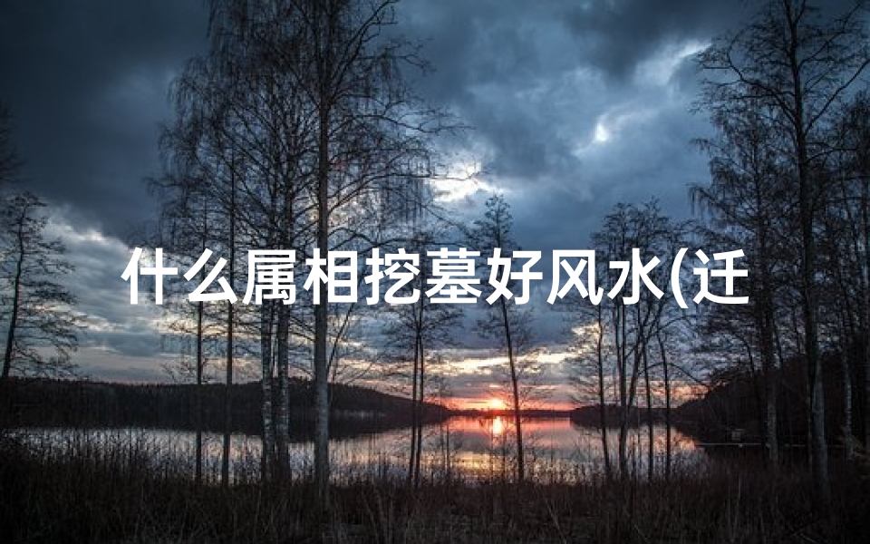 什么属相挖墓好风水(迁坟最忌三个属相)