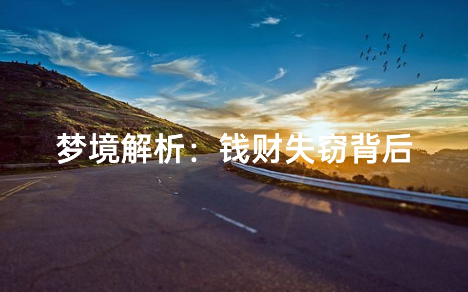 梦境解析:钱财失窃背后的心理暗示,探寻潜意识中的不安与警示