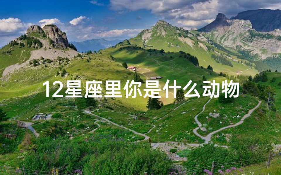 12星座里你是什么动物(暑假动物园12星座分别是哪只动物)