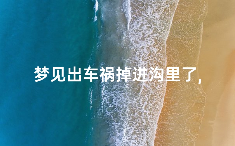 梦见出车祸掉进沟里了,梦见出车祸车掉进河里