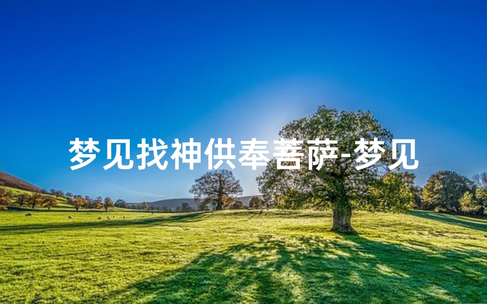 梦见找神供奉菩萨-梦见供奉神像有什么预示