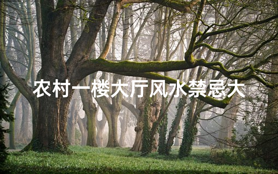 农村一楼大厅风水禁忌大全(堂屋开门忌讳)