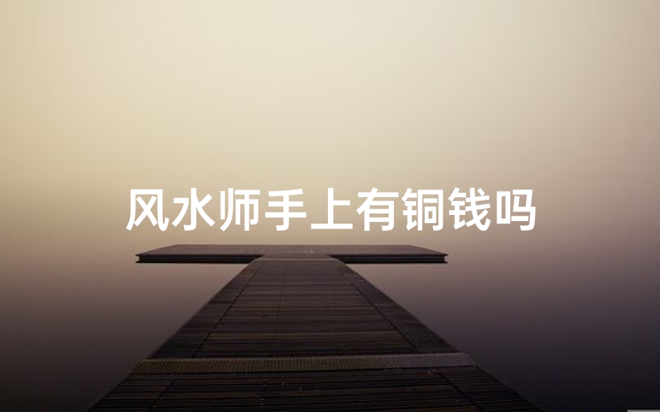 风水师手上有铜钱吗