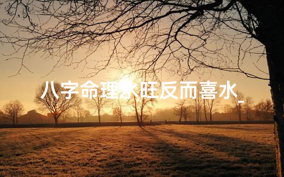 八字命理水旺反而喜水_八字水旺运势佳,喜水添福增财运