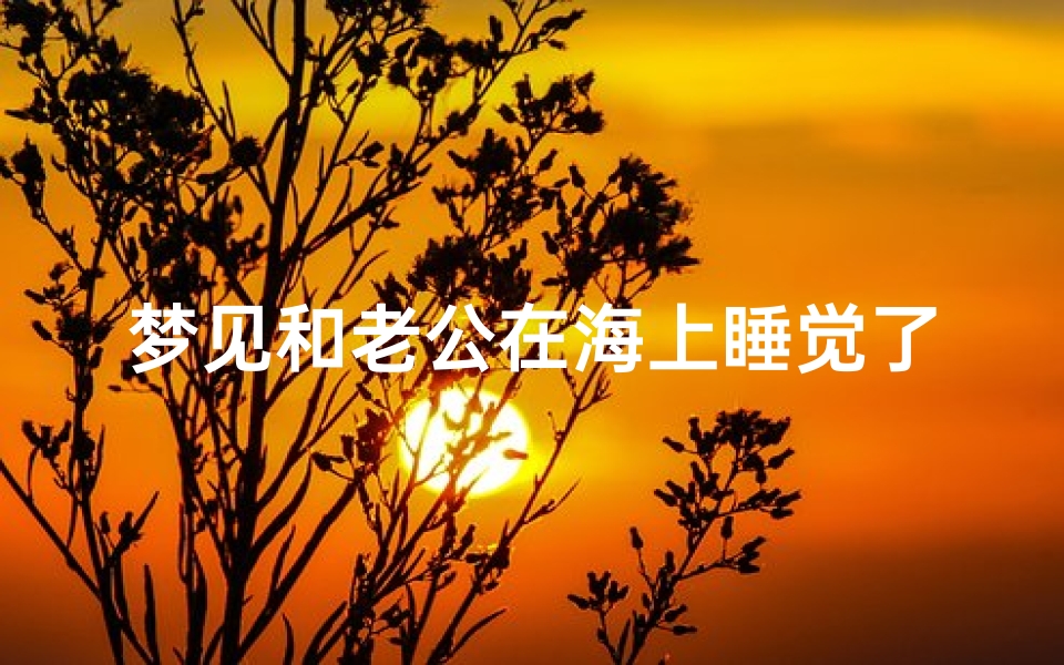 梦见和老公在海上睡觉了—梦见和老公在海上睡觉了好不好