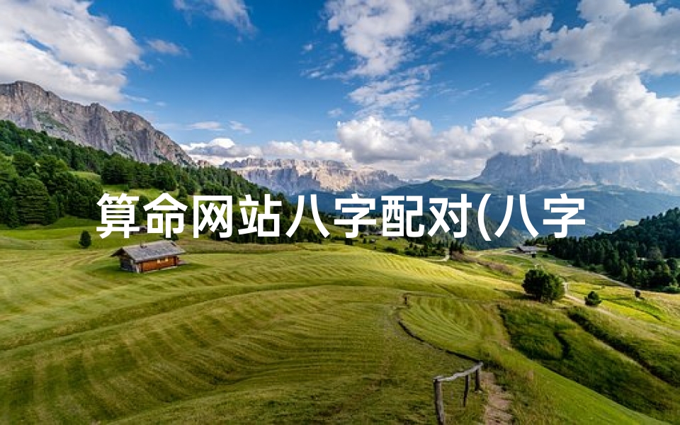 算命网站八字配对(八字算命最准的网站是哪个 )