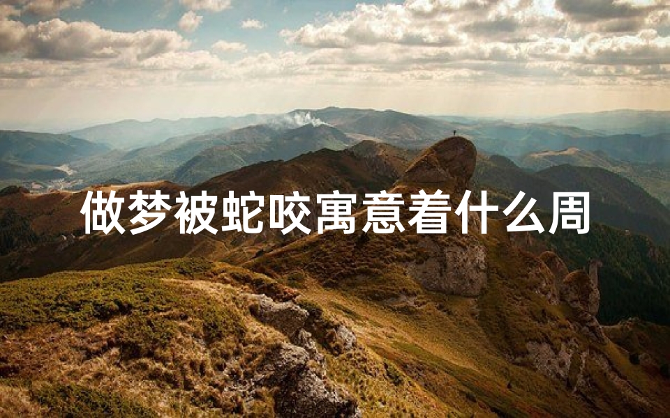 做梦被蛇咬寓意着什么周公解梦(女人梦见被蛇咬)