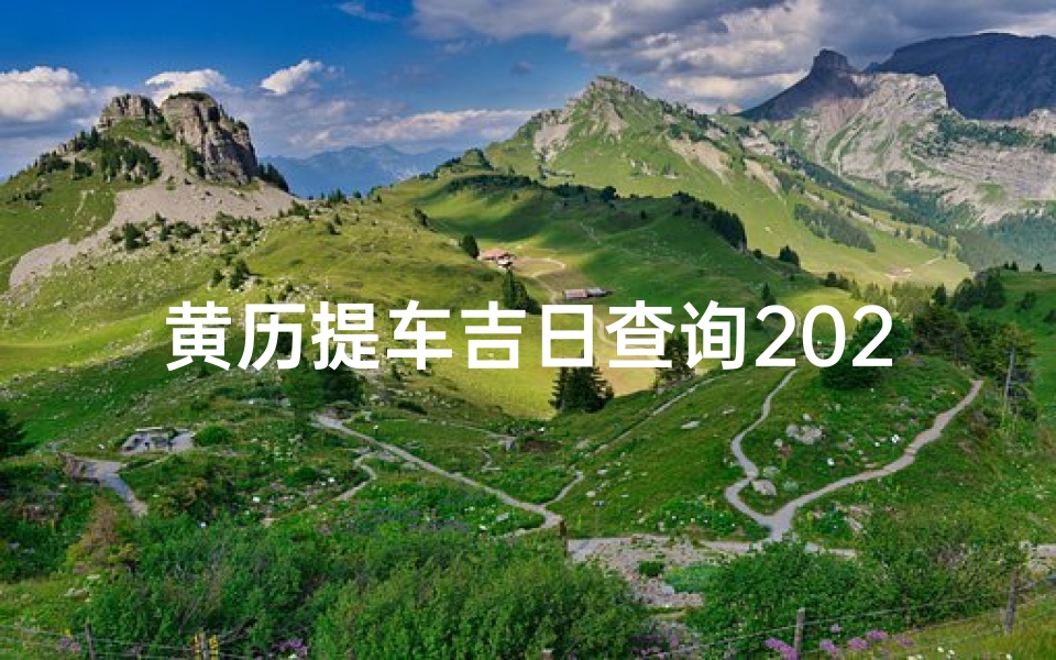 黄历提车吉日查询2021年7月—2017黄道吉日提车,好运相伴新驾程