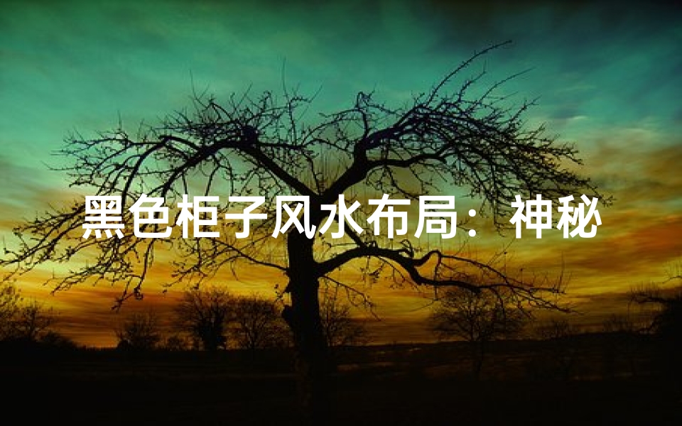 黑色柜子风水布局:神秘魅力,家居运势提升