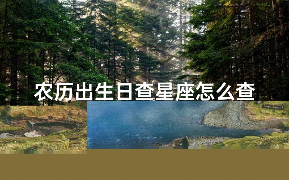 农历出生日查星座怎么查(今天过阴历生日是什么星座,阴历生日怎么看星座)