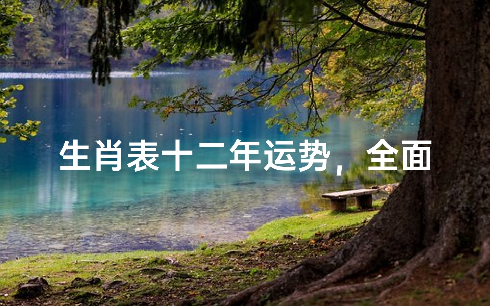 生肖表十二年运势,全面解析你的未来运程