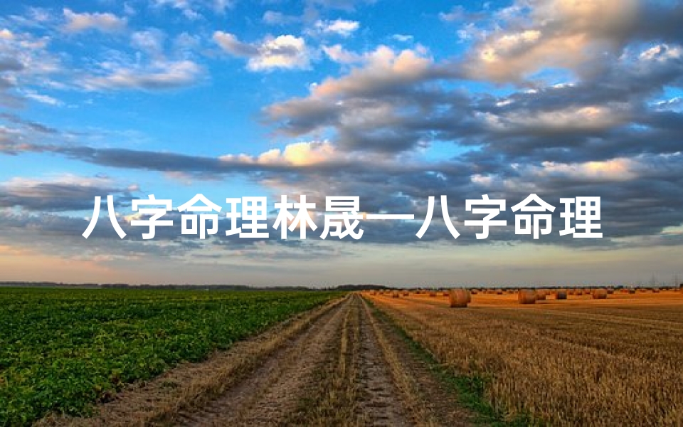 八字命理林晟—八字命理大师林晟揭秘命运奥秘