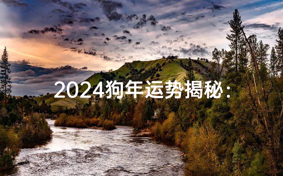 2024狗年运势揭秘:旺运指南大公开