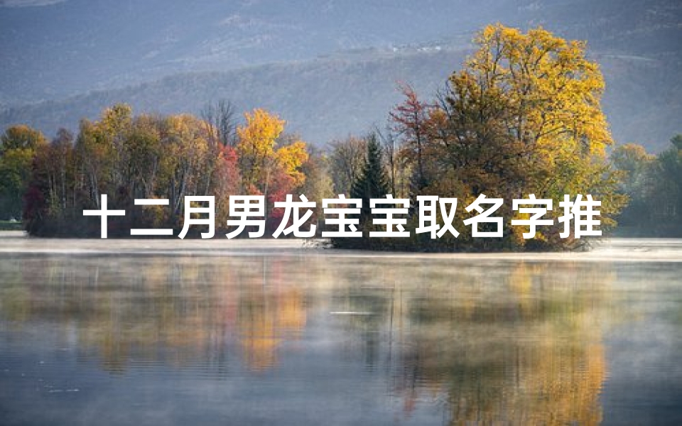 十二月男龙宝宝取名字推荐带木金;木金底蕴,龙腾十二——男龙宝宝名字精选
