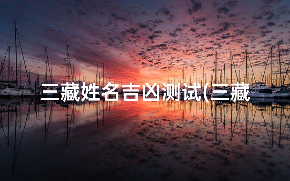 三藏姓名吉凶测试(三藏算命免费姓名算命)