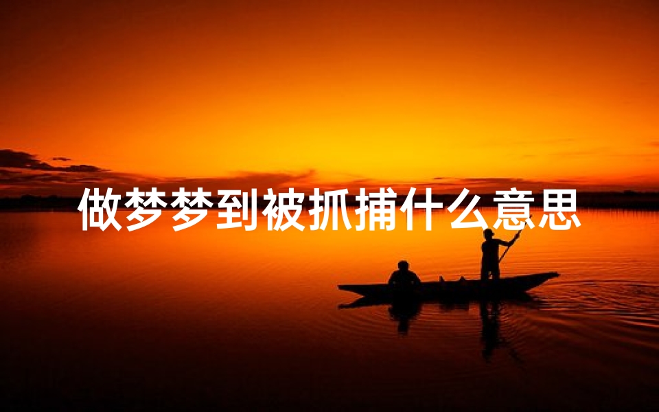 做梦梦到被抓捕什么意思周公解梦(梦见自己被抓什么预兆)