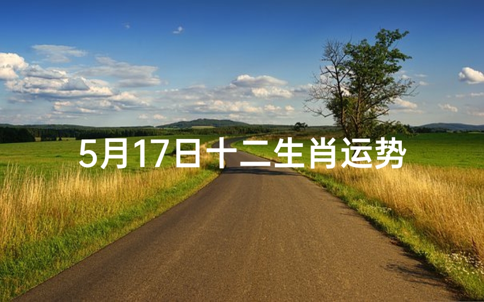 5月17日十二生肖运势解析,助你把握每日吉凶