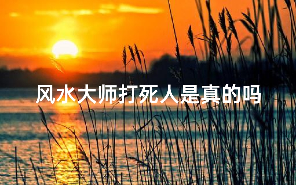 风水大师打死人是真的吗