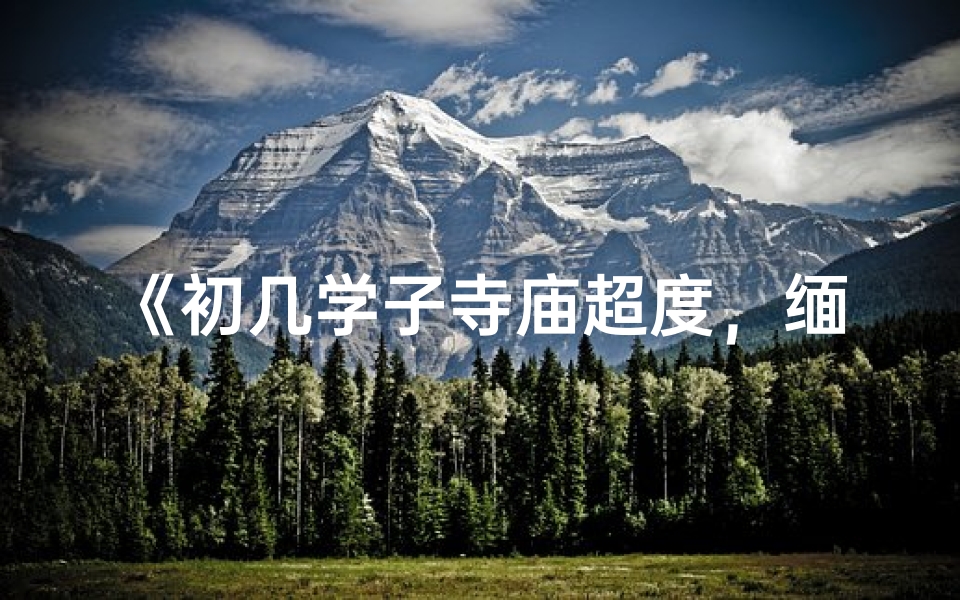 《初几学子寺庙超度,缅怀先人感悟人生》