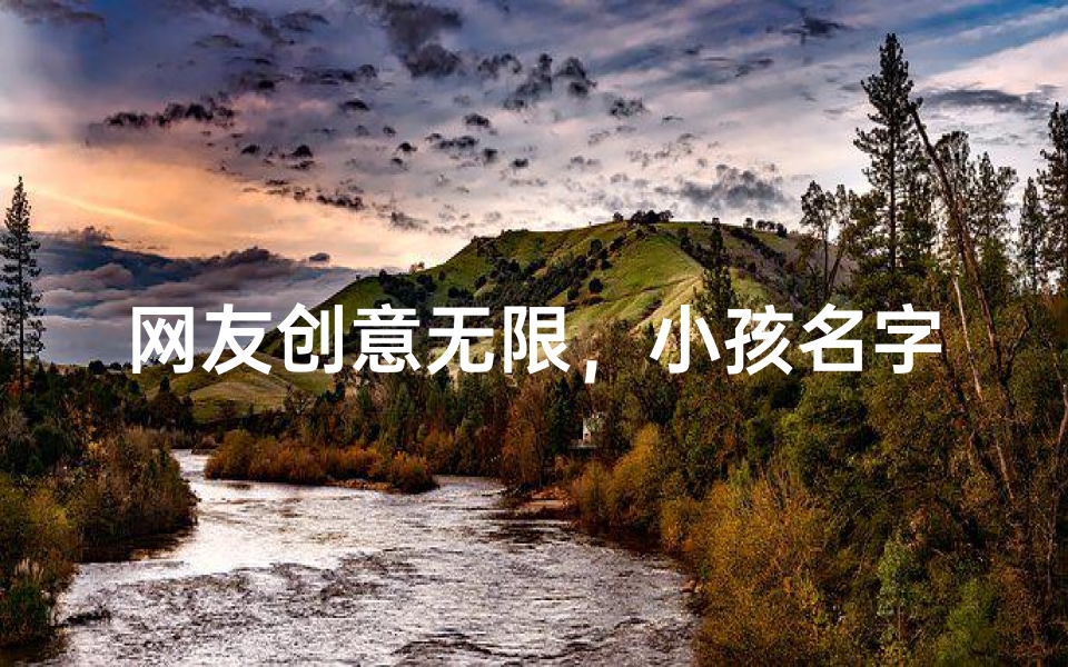 网友创意无限,小孩名字笑料百出
